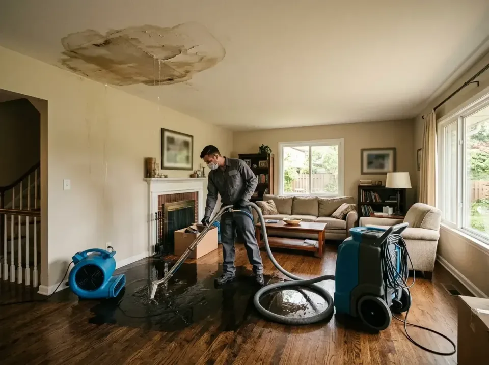 attic-pipe-burst-ceiling-drip-008 — frequently asked questions, Water Damage Restoration & Carpet Care in Woodbury, TN